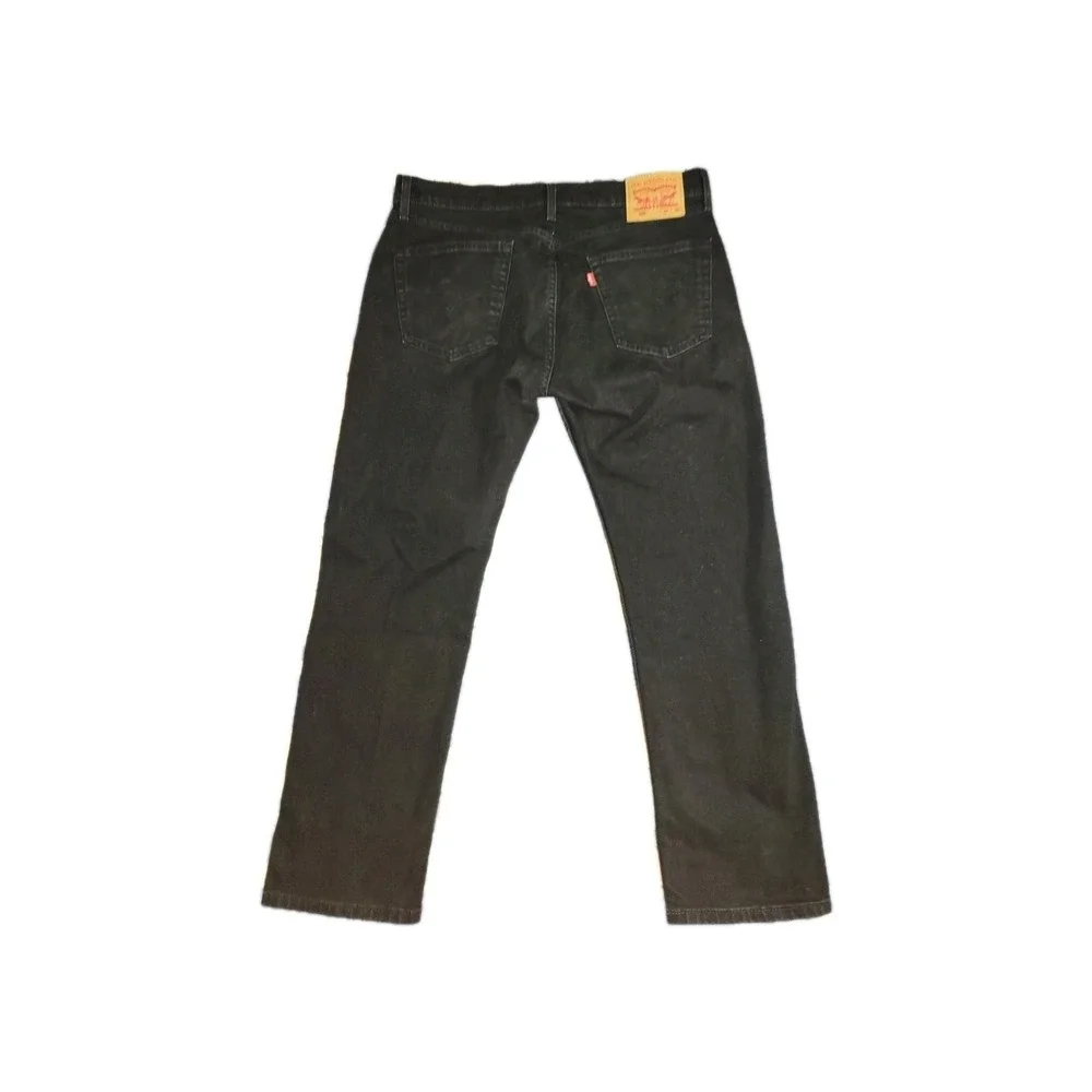 Levi's 506 Jeans Men's‎ 34x30 (34x28) Black Straight Leg Denim Pants